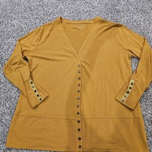 Zenana Outfitters Mustard Cardigan